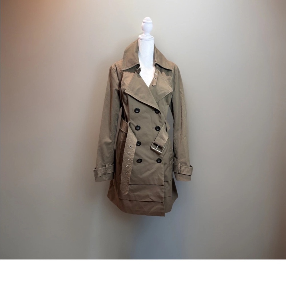 Blanc Noir Classic Khaki Trench Coat - Picture 2 of 8